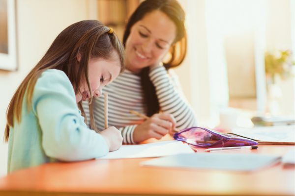 situation apaisée lors des devoirs 